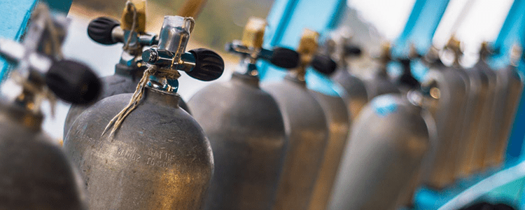 Газовые баллоны в Выставочном центре